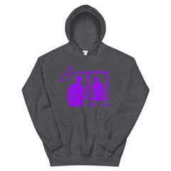 Brothers Like Me Mens hoodie Purple Logo
