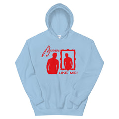 Brothers Like Me Red Logo Men’s Hoodie