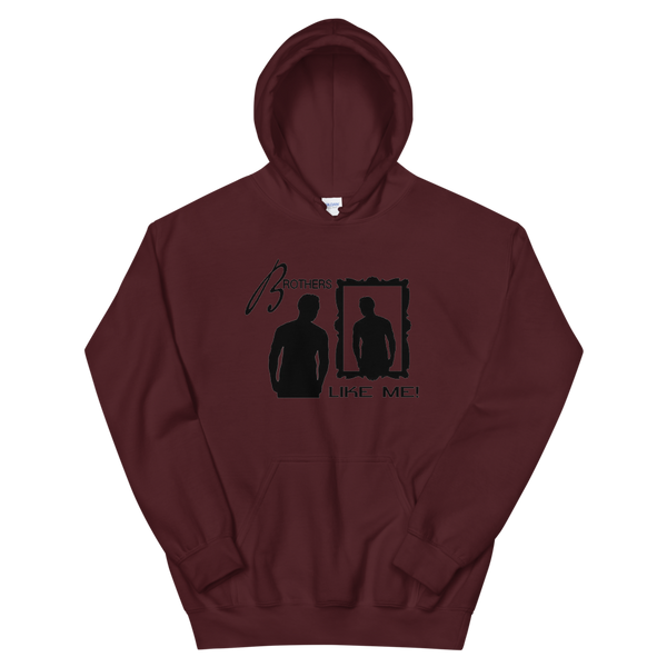 Brothers Like Me Black Logo Hoodie