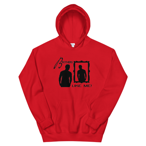 Brothers Like Me Black Logo Hoodie