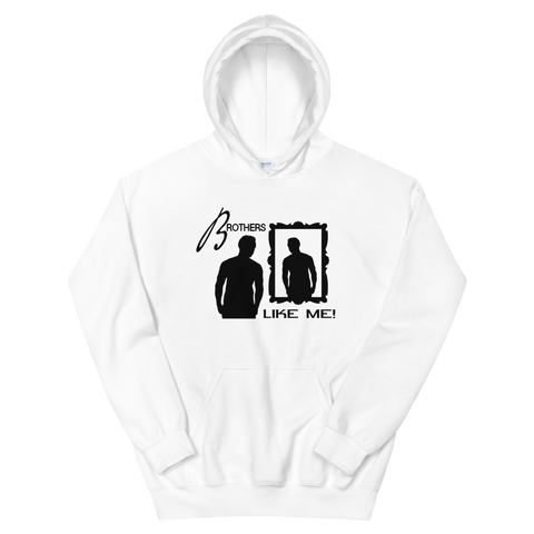 Brothers Like Me Black Logo Hoodie