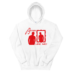 Brothers Like Me Red Logo Men’s Hoodie
